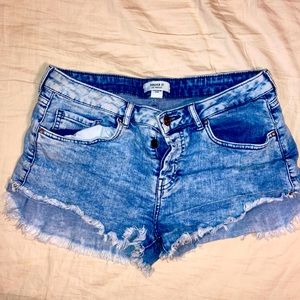 denim shorts